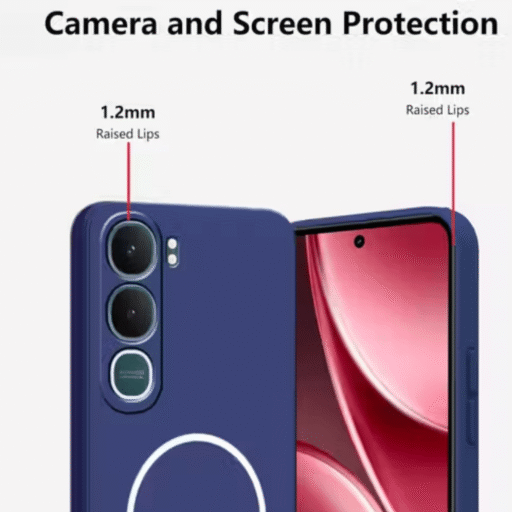 Vivo Y31 Back Cover | Transparent Shockproof Case with Ring Holder Stand & Camera Protection - Image 15