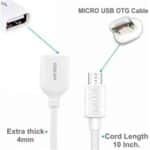 KAYROO OTG Micro USB Cable ( White ) OTG Cable