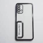 Redmi 9 Power / Redmi 9T Back Cover | Transparent Shockproof Case with Ring Holder Stand & Camera Protection - Image 8