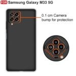 Ultra Slim Matte Back Cover for Samsung Galaxy M33 5G | Soft Silicone Shockproof Case with Camera Lens Guard - Image 6