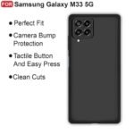 Ultra Slim Matte Back Cover for Samsung Galaxy M33 5G | Soft Silicone Shockproof Case with Camera Lens Guard - Image 5