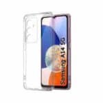 Samsung A12 Mobile Cover | Transparent Shockproof Back Case with Ring Holder Stand & Camera Protection