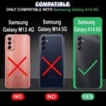 Samsung A12 Mobile Cover | Transparent Shockproof Back Case with Ring Holder Stand & Camera Protection - Image 4