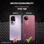 Vivo V50 Back Cover | Premium Transparent Shockproof Case with Ring Holder Stand & Camera Protection - Image 4