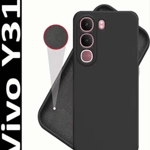 Vivo Y31 Back Cover | Transparent Shockproof Case with Ring Holder Stand & Camera Protection - Image 14