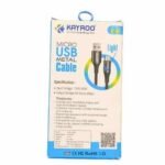 Kayroo KC-100 Micro USB Metal Cable 5A (Ultra Fast Charging & Heavy-Duty Design) - Image 4