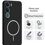 Vivo Y31 Back Cover | Transparent Shockproof Case with Ring Holder Stand & Camera Protection - Image 2