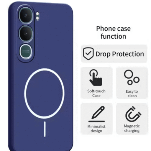 Vivo Y31 Back Cover | Transparent Shockproof Case with Ring Holder Stand & Camera Protection - Image 4
