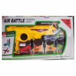 Air Battle Foam Airplane Launcher Catapult Gun Toy for Kids, Includes 4 Foam Gliders, Continuous Launch Outdoor Active Play Toy, STEM Learning Toy for Boys & Girls Ages 3+ - Image 2